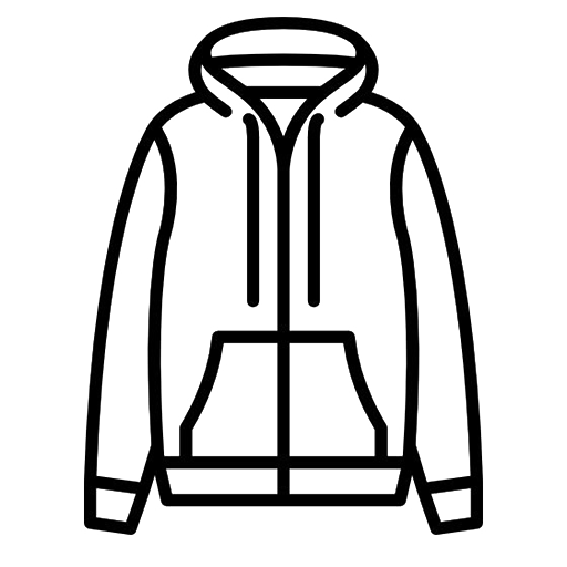 Custom hoodies and jackets printed with a logo