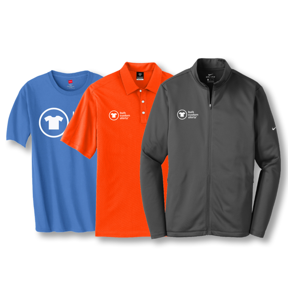 Screen printing vs embroidery on custom shirts and polos